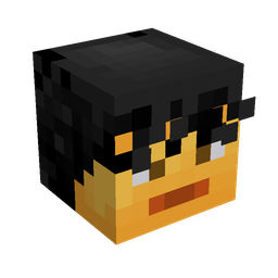 Black skin: head render