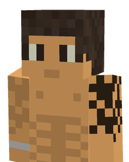 Brown skin: bust render