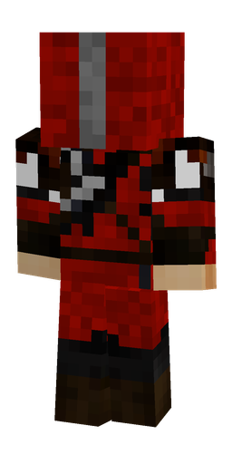 Black skin: body, back render
