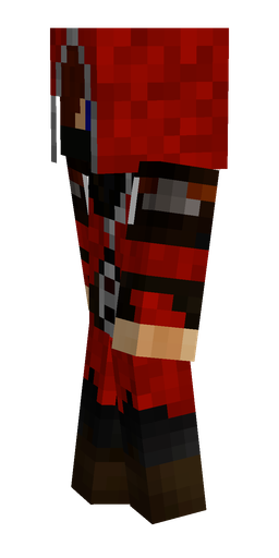 Black skin: body, left side render