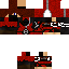 Black skin: raw texture render