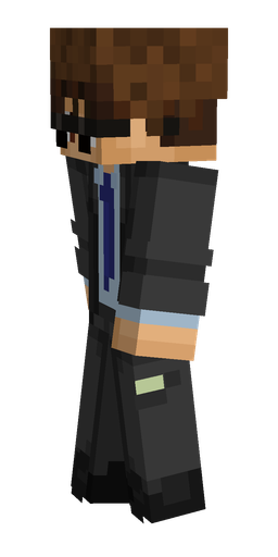 Black skin: body, left side render