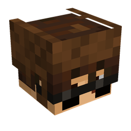 Black skin: head render