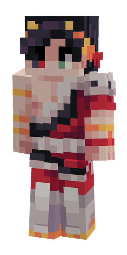 Gray skin: body, front render