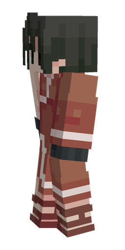 Black skin: body, left side render