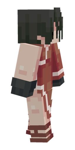 Black skin: body, right side render