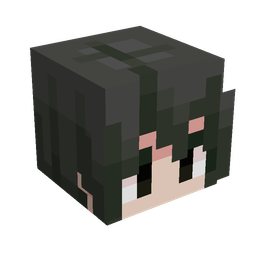 Black skin: head render