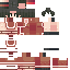 Black skin: raw texture render