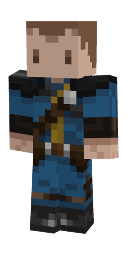 Black skin: body, front render