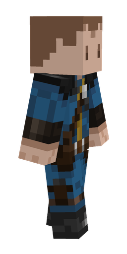 Black skin: body, right side render