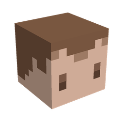 Black skin: head render
