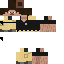 Black skin: raw texture render