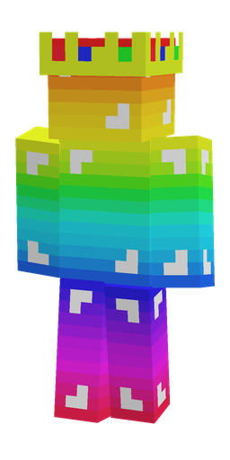 Blue skin: body, back render