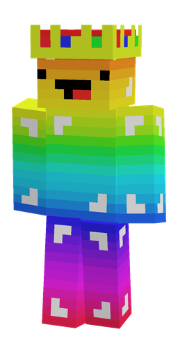 Blue skin: body, front render