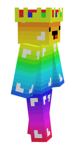 Blue skin: body, right side render