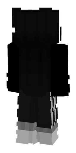 Black skin: body, back render