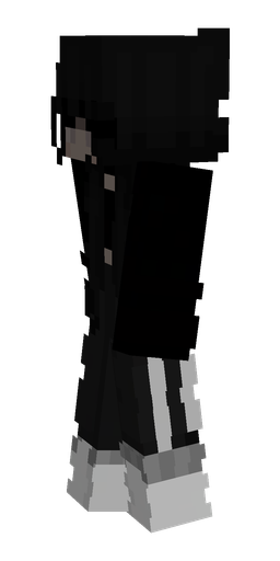 Black skin: body, left side render