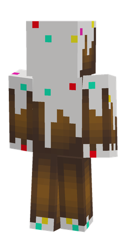 Brown skin: body, back render