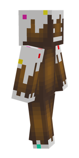 Brown skin: body, right side render