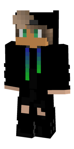 Black skin: body, front render