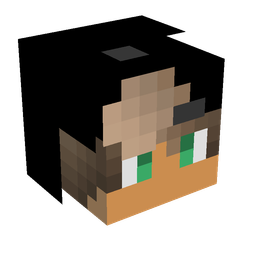 Black skin: head render