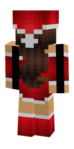 Brown skin: body, back render