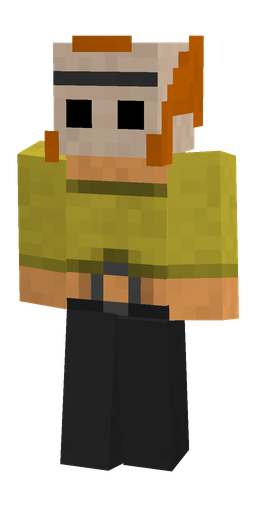 Black skin: body, front render