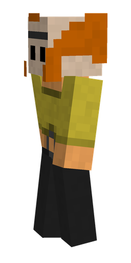 Black skin: body, left side render