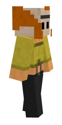 Black skin: body, right side render