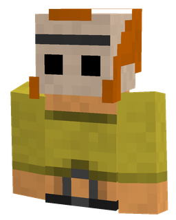 Black skin: bust render