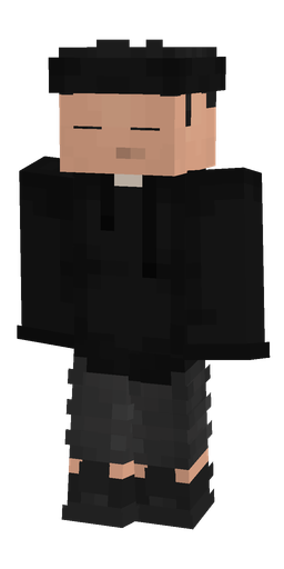 Black skin: body, front render