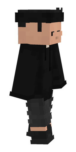 Black skin: body, right side render