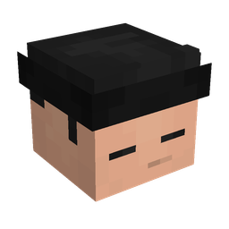 Black skin: head render