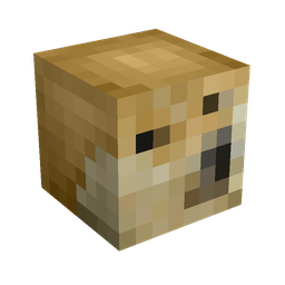Brown skin: head render