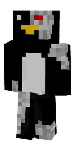 Black skin: body, front render