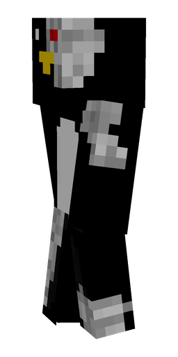 Black skin: body, left side render