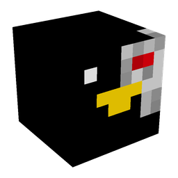 Black skin: head render