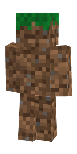 Brown skin: body, back render