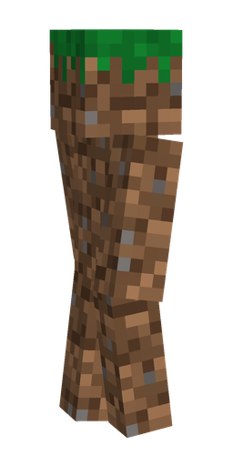 Brown skin: body, left side render