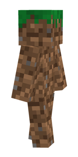 Brown skin: body, right side render