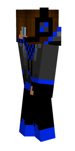 Black skin: body, left side render