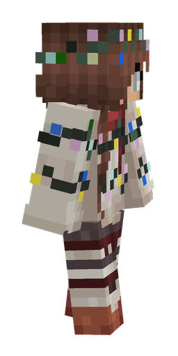 Brown skin: body, right side render