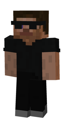 Black skin: body, front render