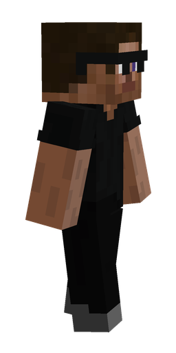 Black skin: body, right side render