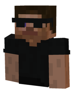 Black skin: bust render