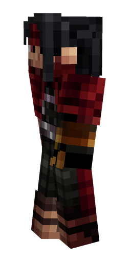 Black skin: body, left side render