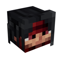 Black skin: head render