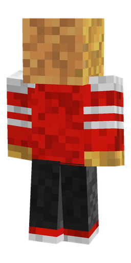 Black skin: body, back render