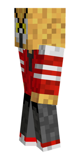 Black skin: body, left side render