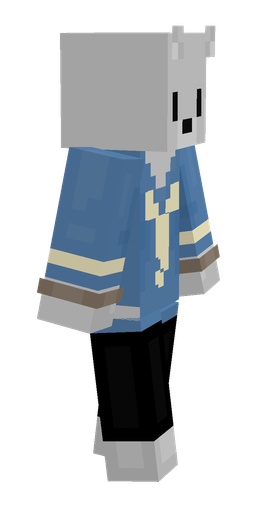 Black skin: body, right side render